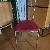 Chiavari Italian brass design chair