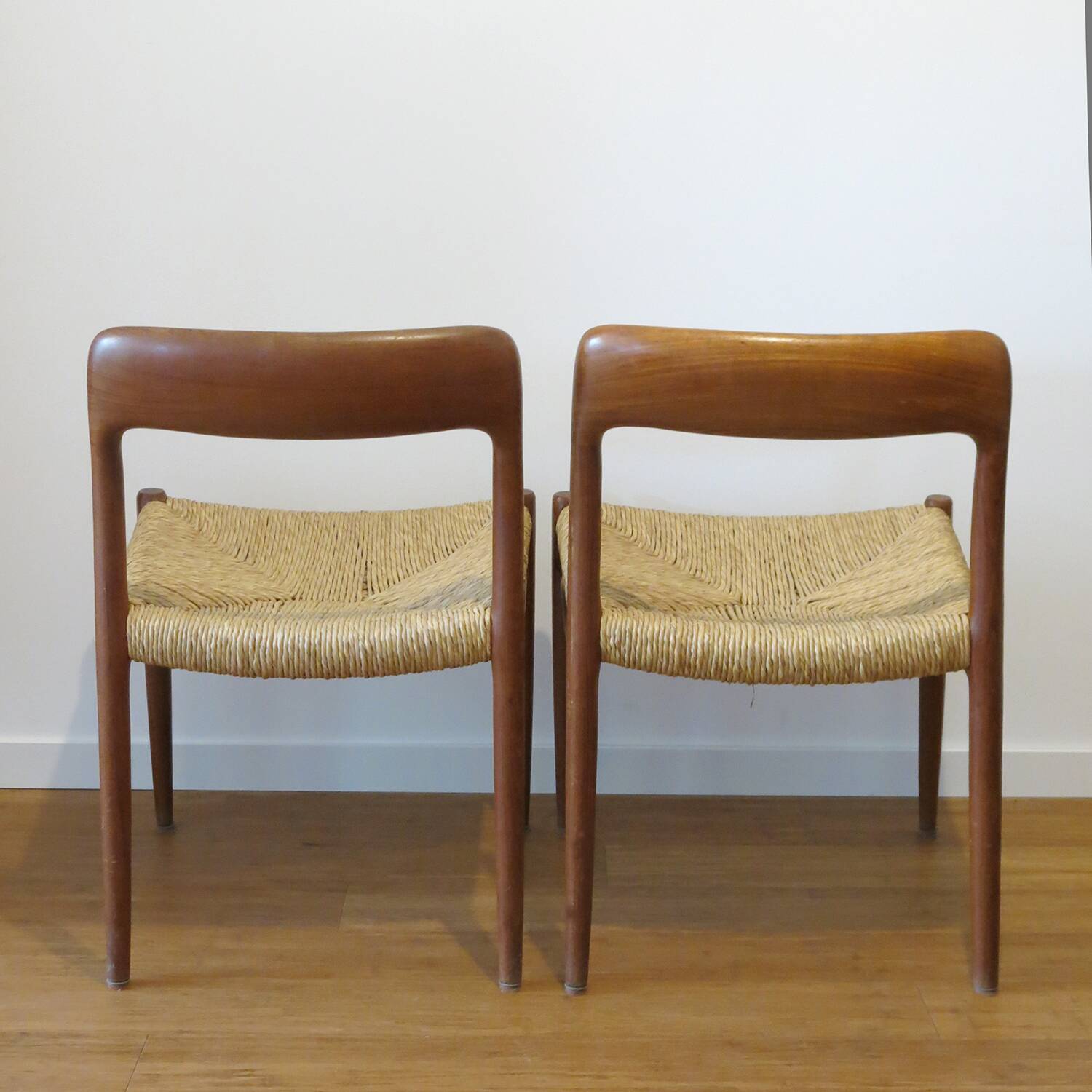 Pair of Niels Otto Møller chairs