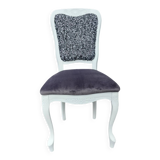 Louis XV style chair with haute couture fabric