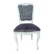 Louis XV style chair with haute couture fabric