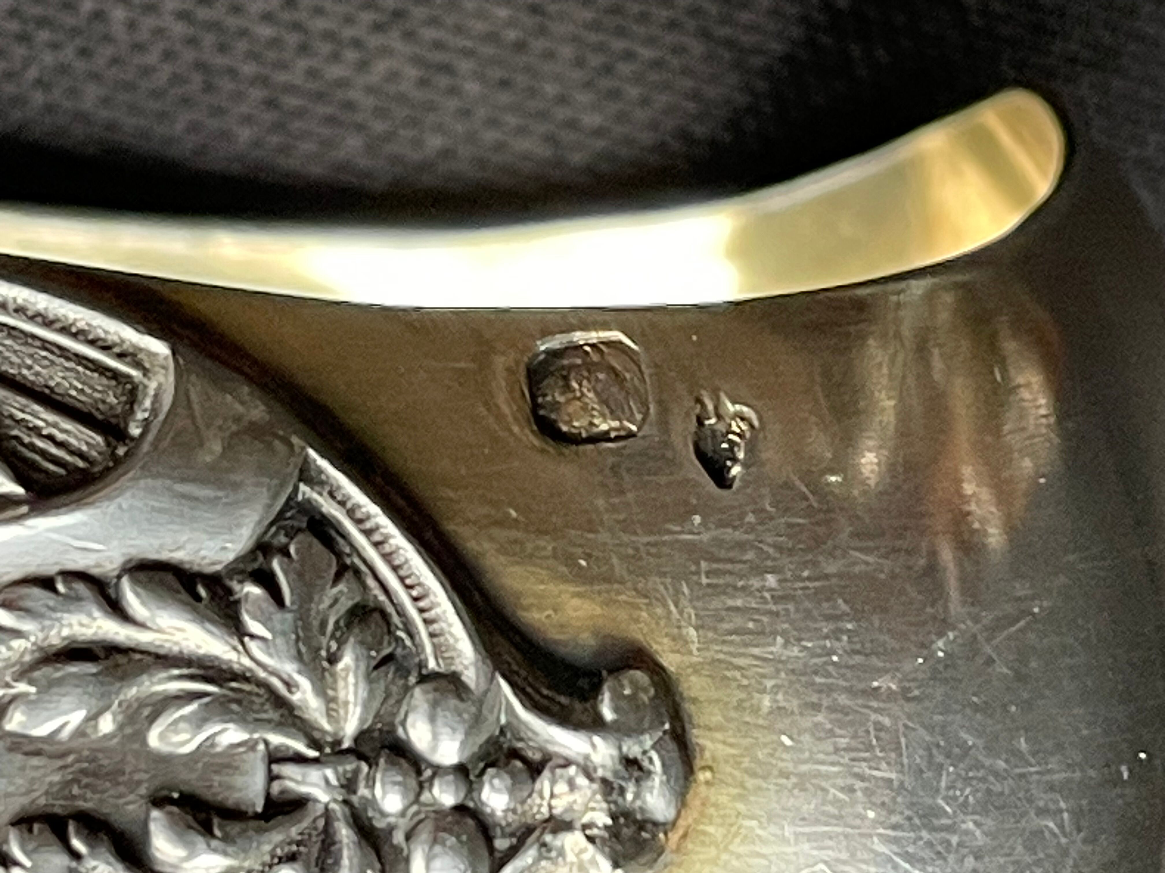 Silver sugar tongs 950/1000th of 51.20 g