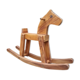 Vintage rocking wooden horse