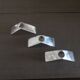 Trio of Scandinavian chrome candle holders - 1970s/80s