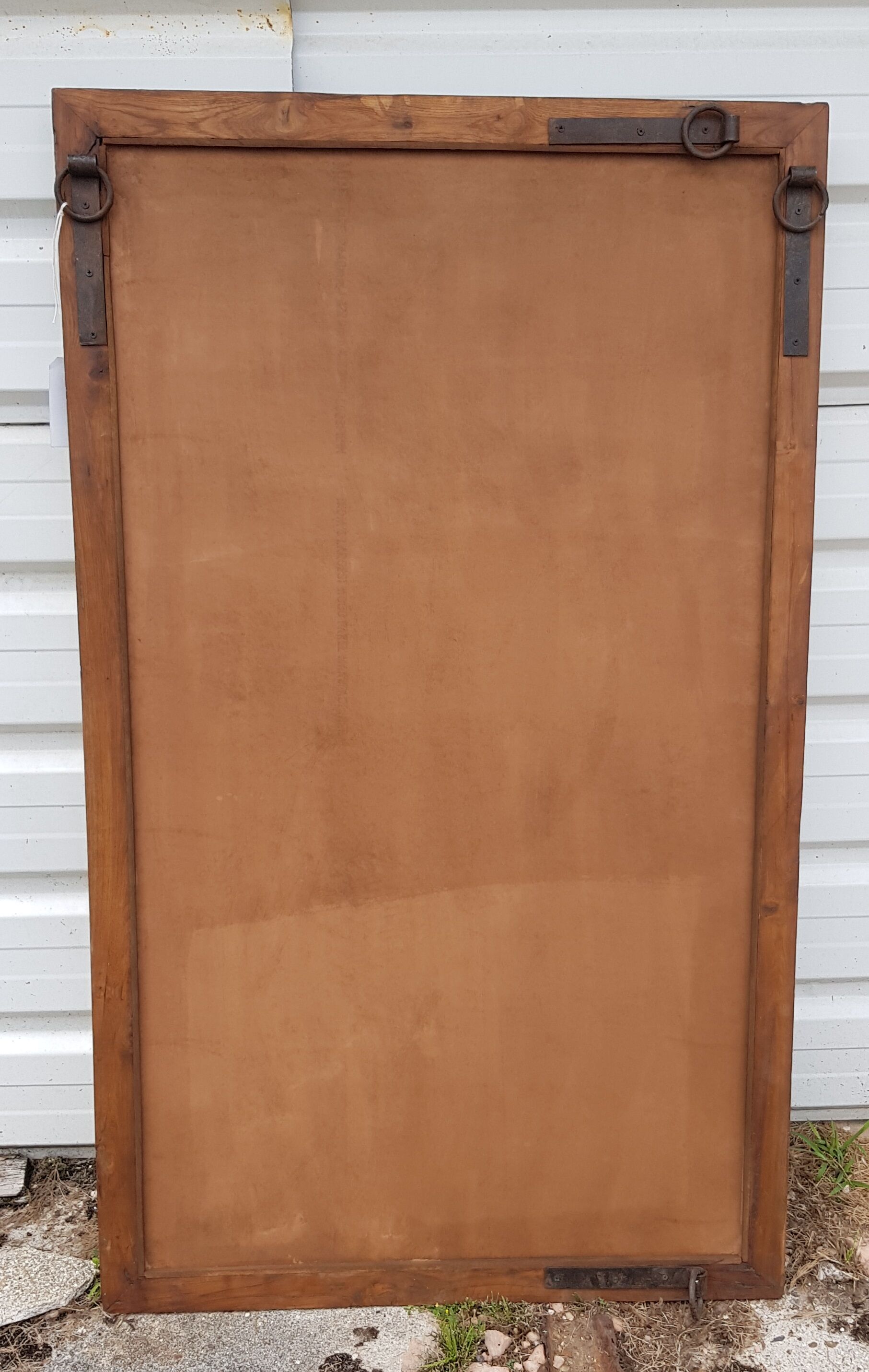 Old Burmese teak mirror