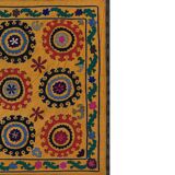 Hand knotted rug, vintage Turkish rug 116x150 cm