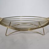 Mid-Century String Vintage Wire Basket – Fruit Bowl – 1950s/60s Design