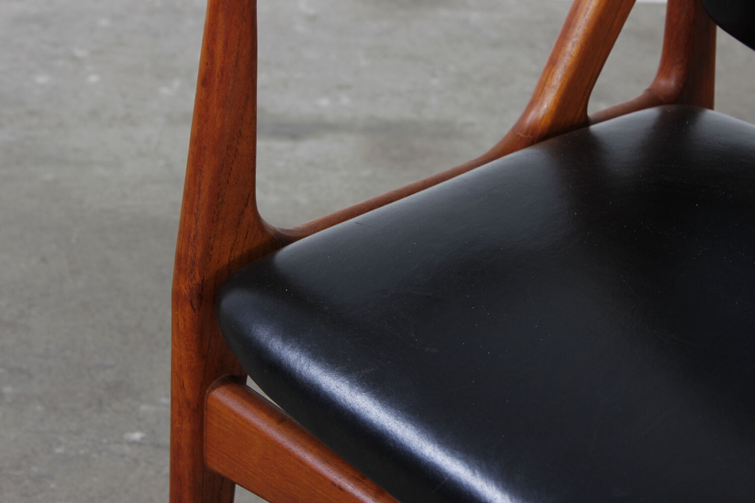 Vintage Teak Stuhl Design Arne Vodder Danish Mid Century