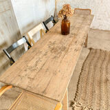 Old folding guinguette table 1