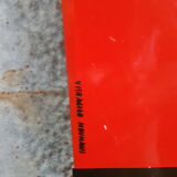 Butalacq enamelled plate