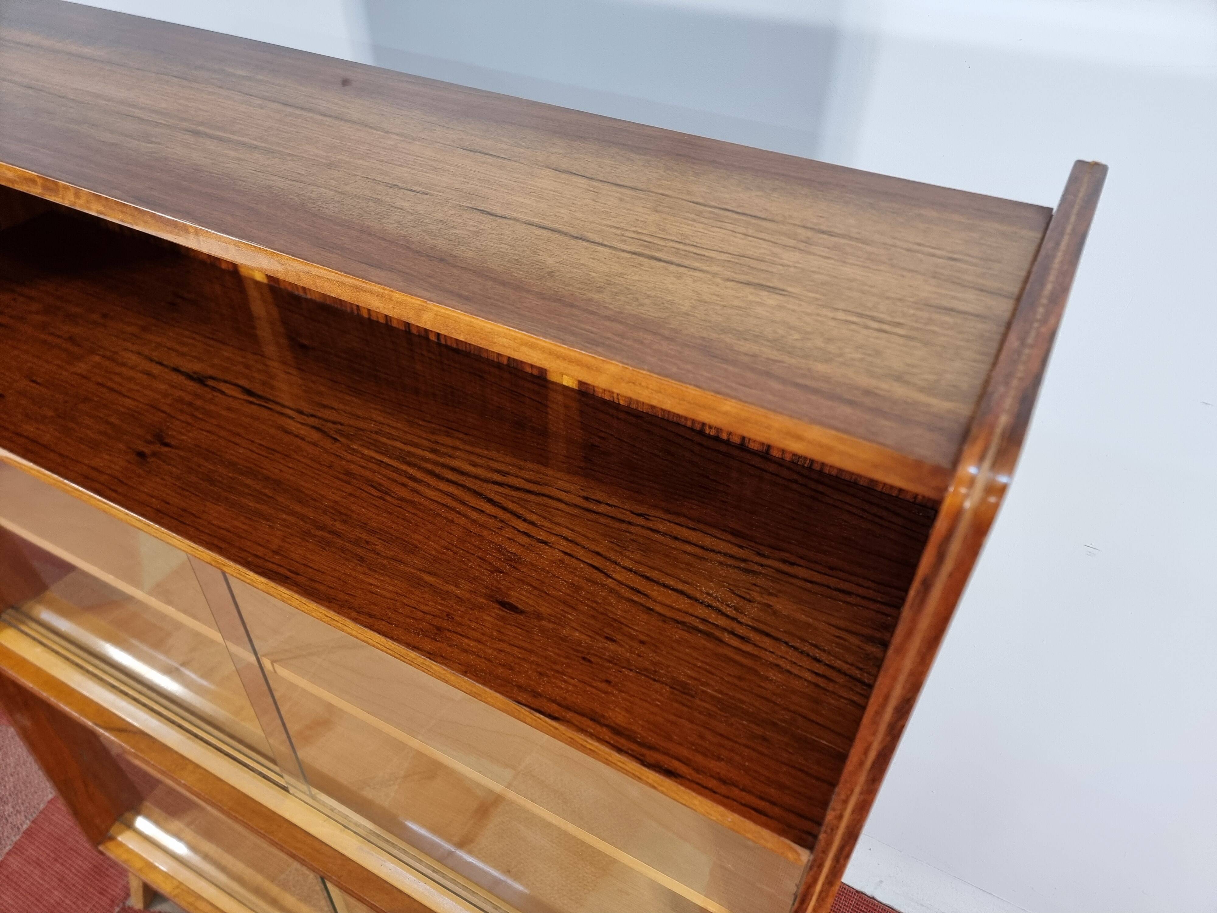 Vitrine vintage marron de Tatra, 1970