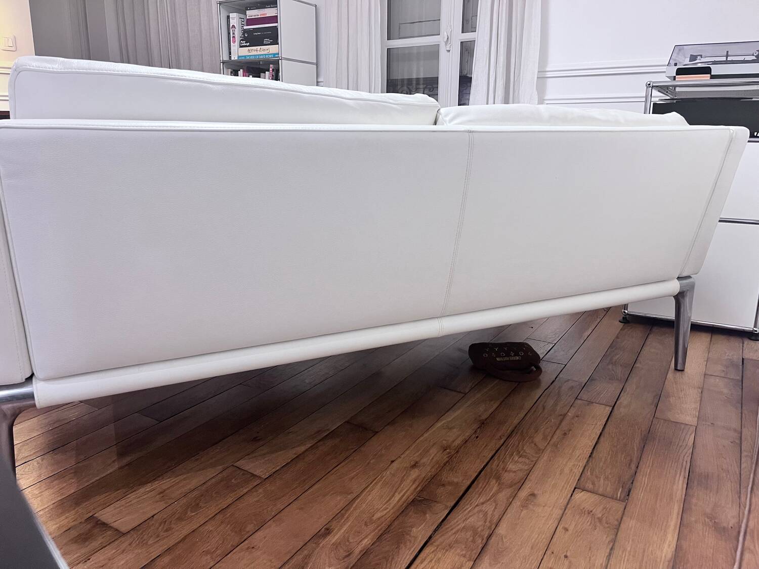 Cassina leather sofa by Philippe Starck