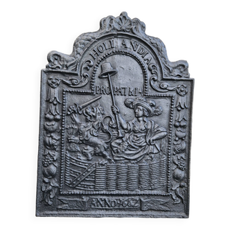 Plaque cheminée 73 x 55 cm