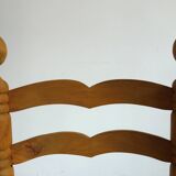 Brutalist chair attributed to Charles Dudouyt, 1940s