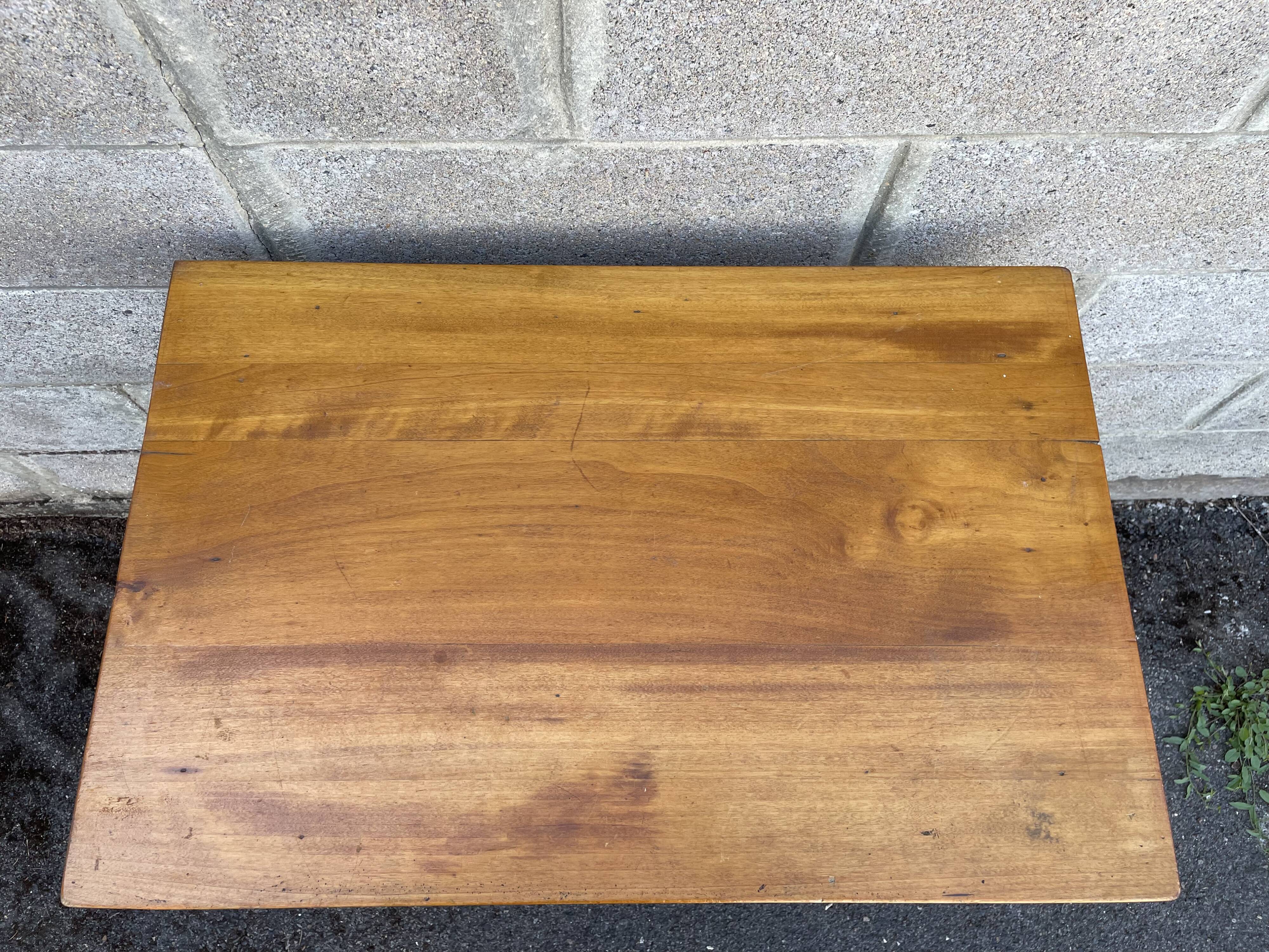 1950s oak side table