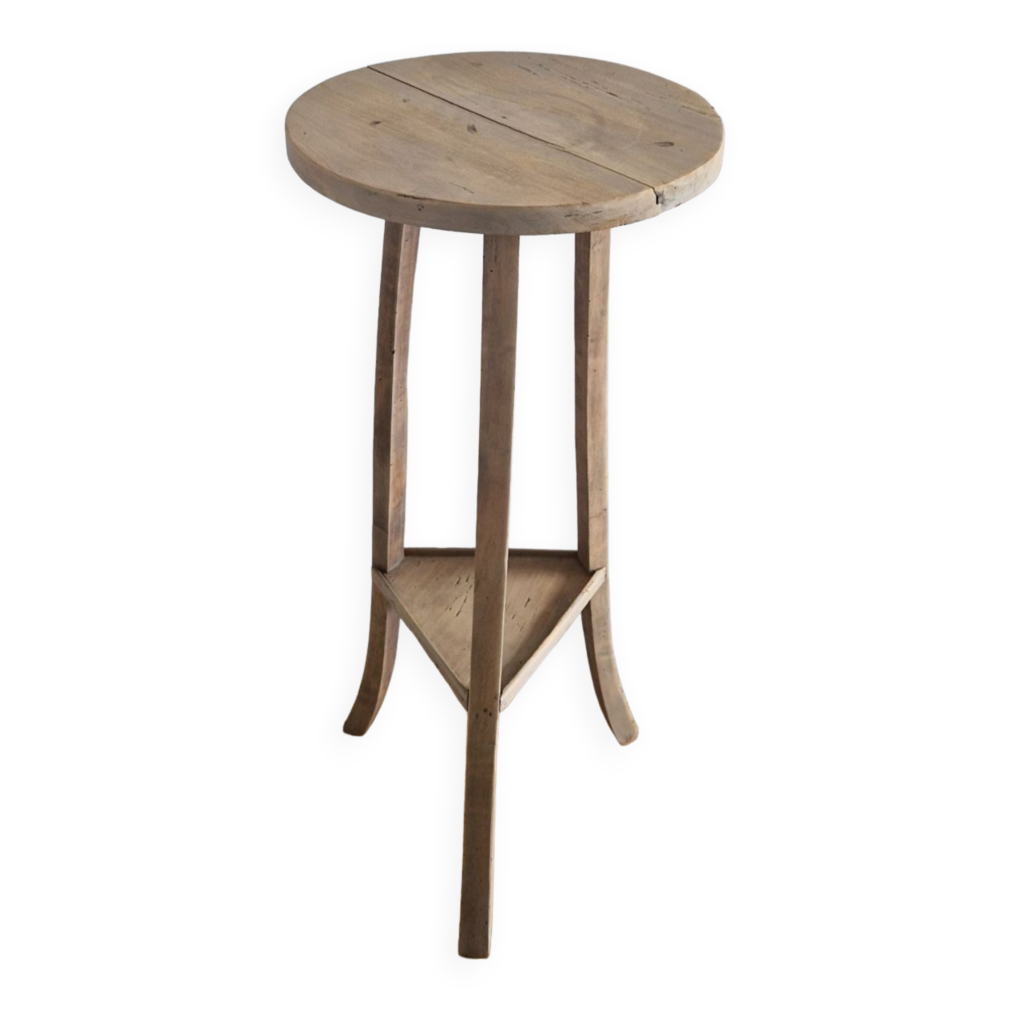 Old pedestal table driftwood