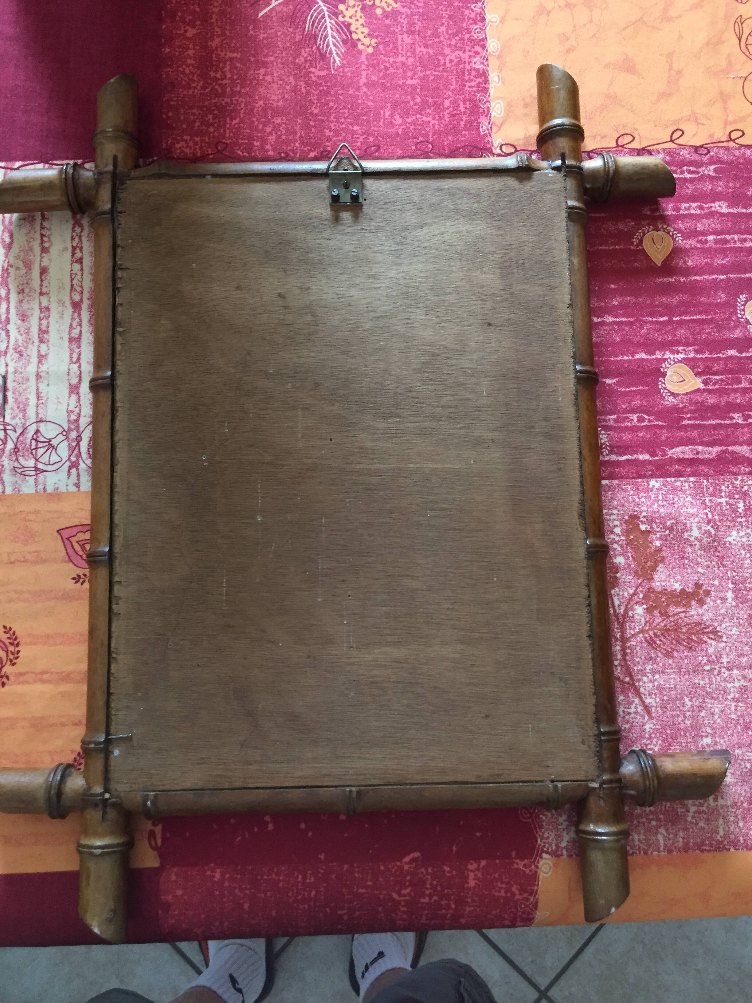 Bamboo imitation wooden mirror