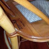 Set of 4 bistro chairs Maison Drucker from the 1990s.