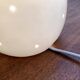 Postmodern porcelain table lamp from Ikea, 2000s.