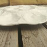 White Gien earthenware oyster dish