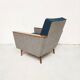 Pair of two-tone armchairs, 1960