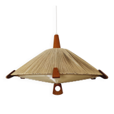 Suspension en sisal et teck par Temde