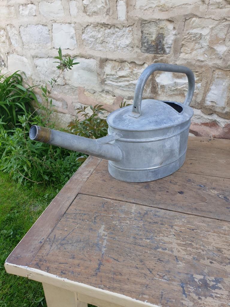 Zinc watering can