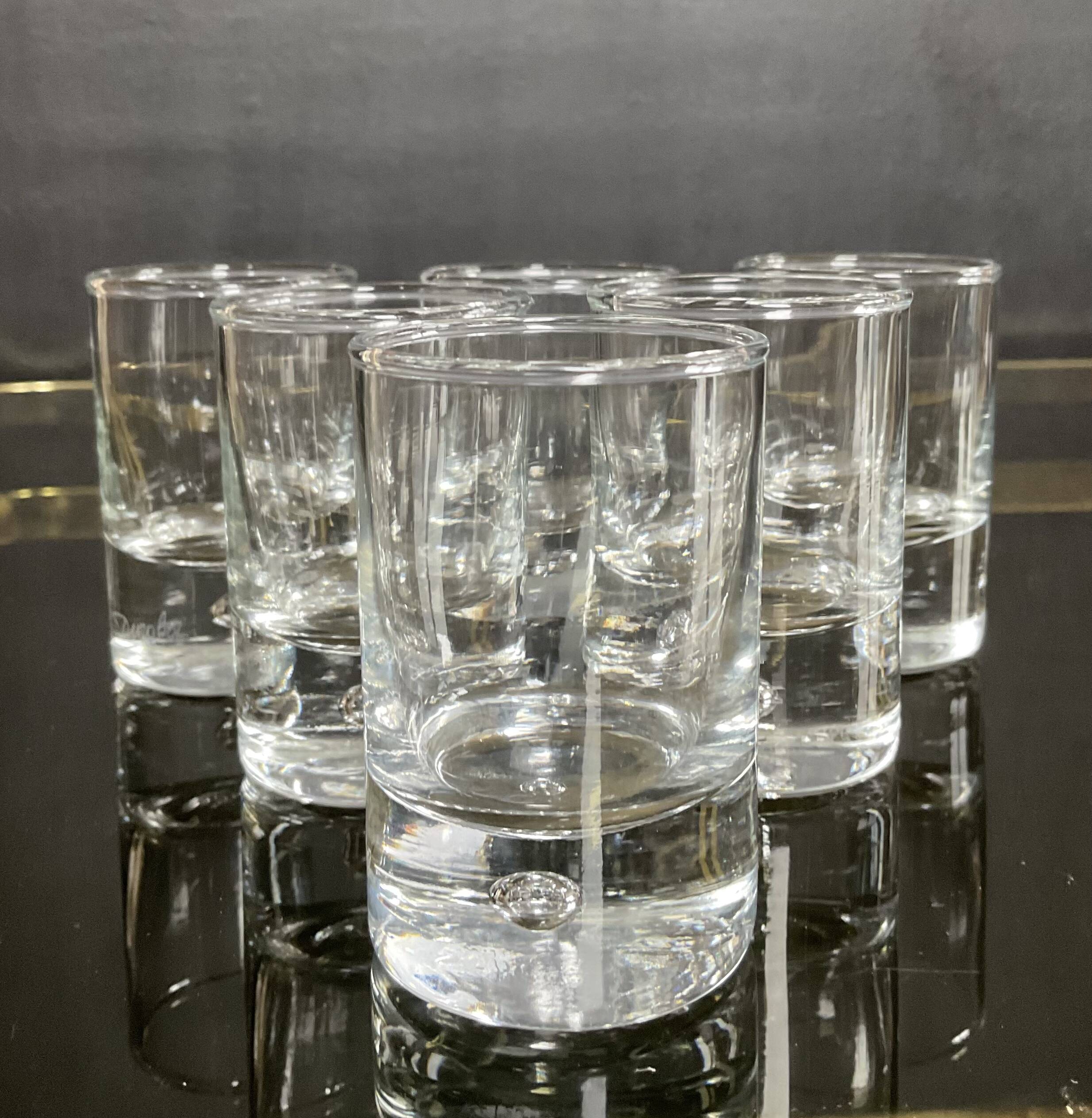 Set of 6 vintage shot glasses