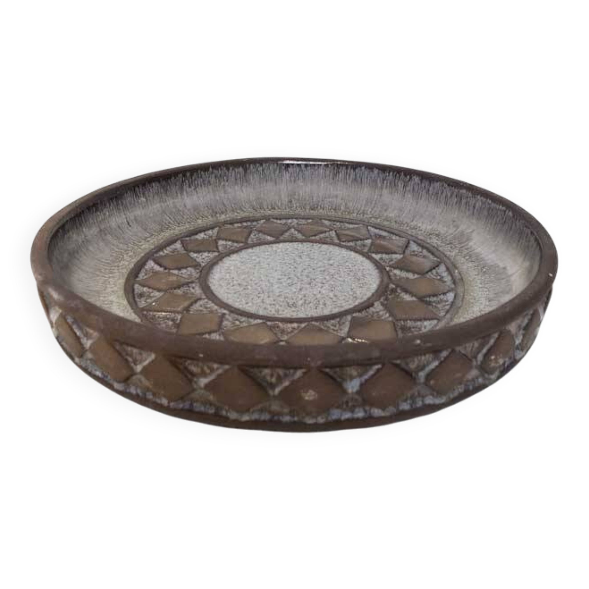 Scandinavian ceramic decorative plate – 1970s