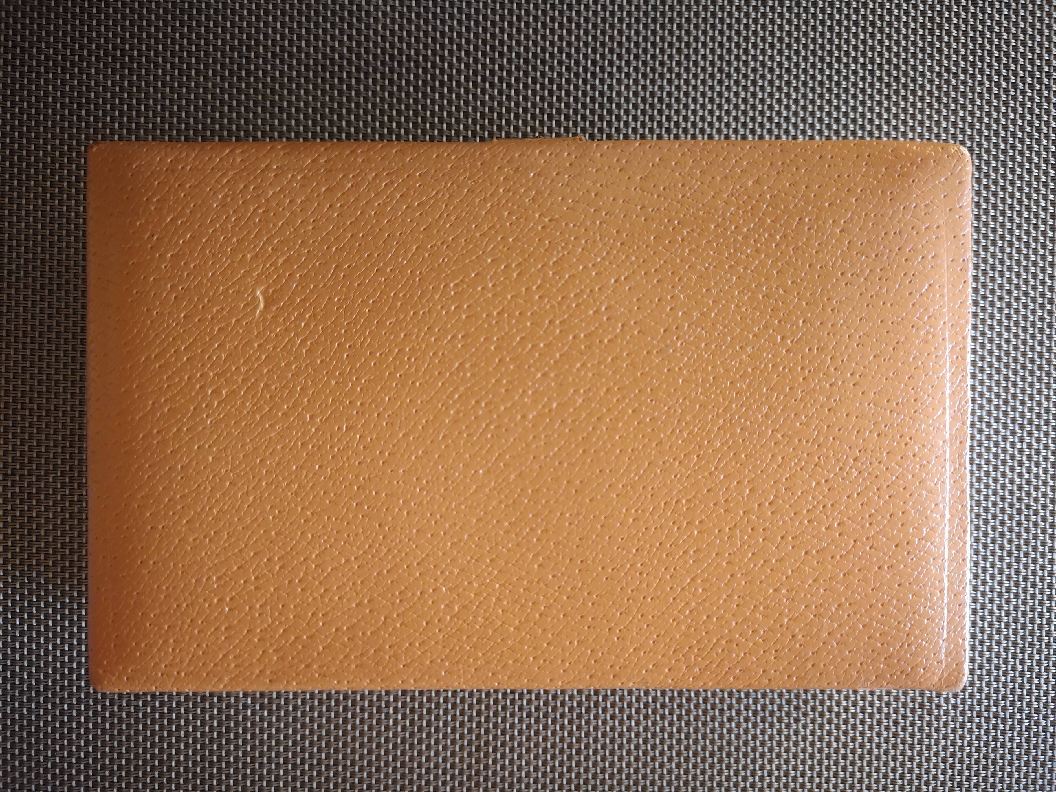 Retro leather jewellery box from the 1950s/1960s