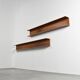 Rosewood wall bookcases by Walter Wirtz, 1960s