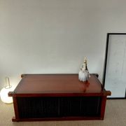 Buffet, meuble TV en bois Roche Bobois, style japandi