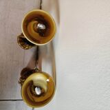 Pair of murano candle holders