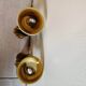 Pair of murano candle holders