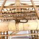 Large vintage bamboo birdcage