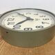 Grey Industrial Factory Wall Clock from Pragotron, 1950s