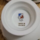 Lot of porcelain tableware sarreguemines digoin on fire