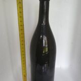 Old flat-bottomed bottle.