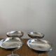 Set of 4 stainless steel ice cream cups