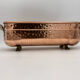 Old copper planter, brass feet - Circa 1900