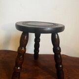 Wooden tripod stool for plant holder