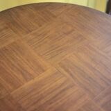 Vintage table, wooden table, two-tier table, living room table, side table.