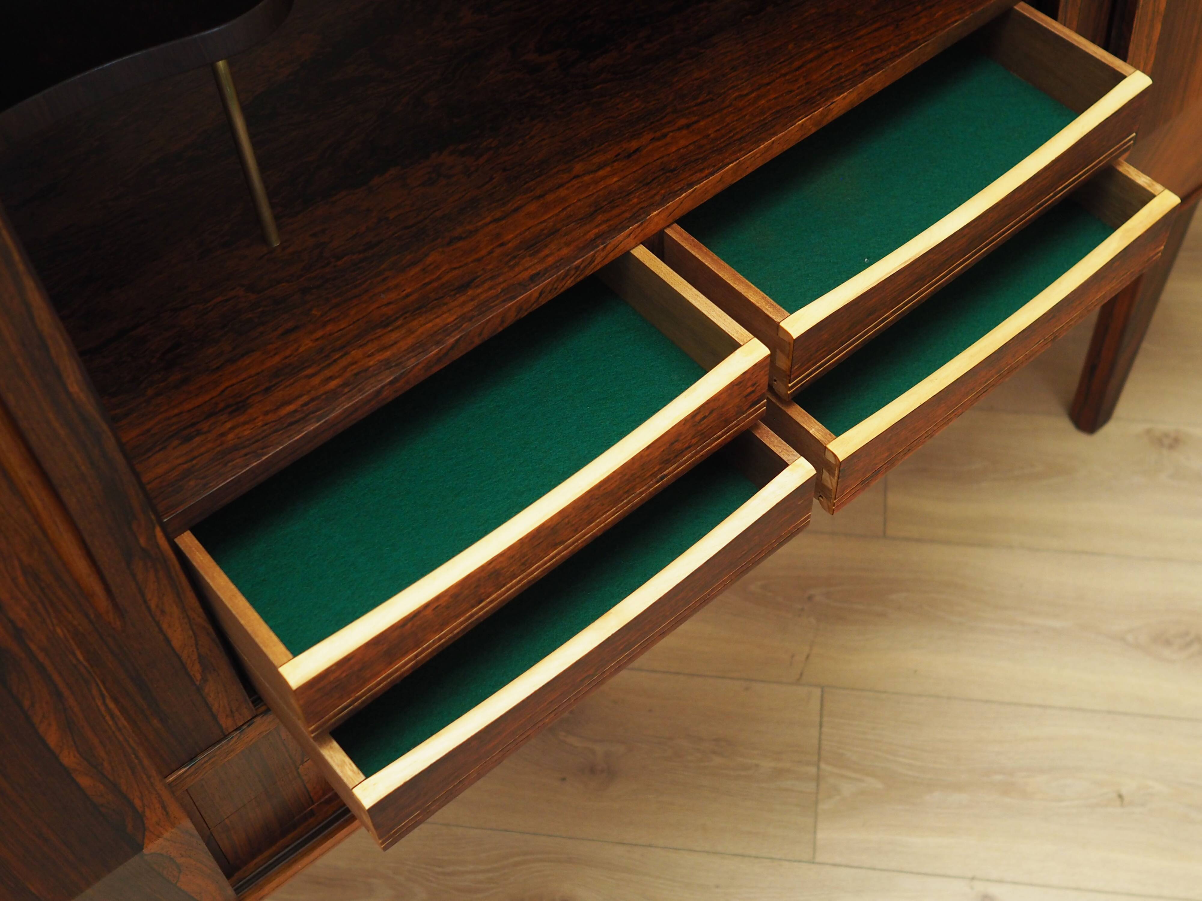 Rosewood highboard, Danish design, 1970s, production: Denmark