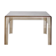 Table plexiglass fumé vintage