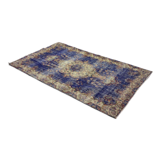 Tapis vintage Anatolien fait main 262 cm x 152 cm