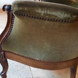 Armchair bergère style Louis Philippe