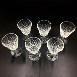 Set of 6 liqueur glasses