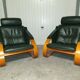 Paire fauteuils lounge Nelo Sweden Mid-Century