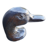 Silver metal duck head bottle opener