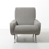Armchair Lady flesh by Marco Zanuso for Arflex Italian Vintage
