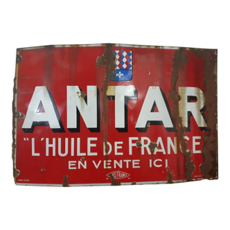 Plaque émaillée ANTAR